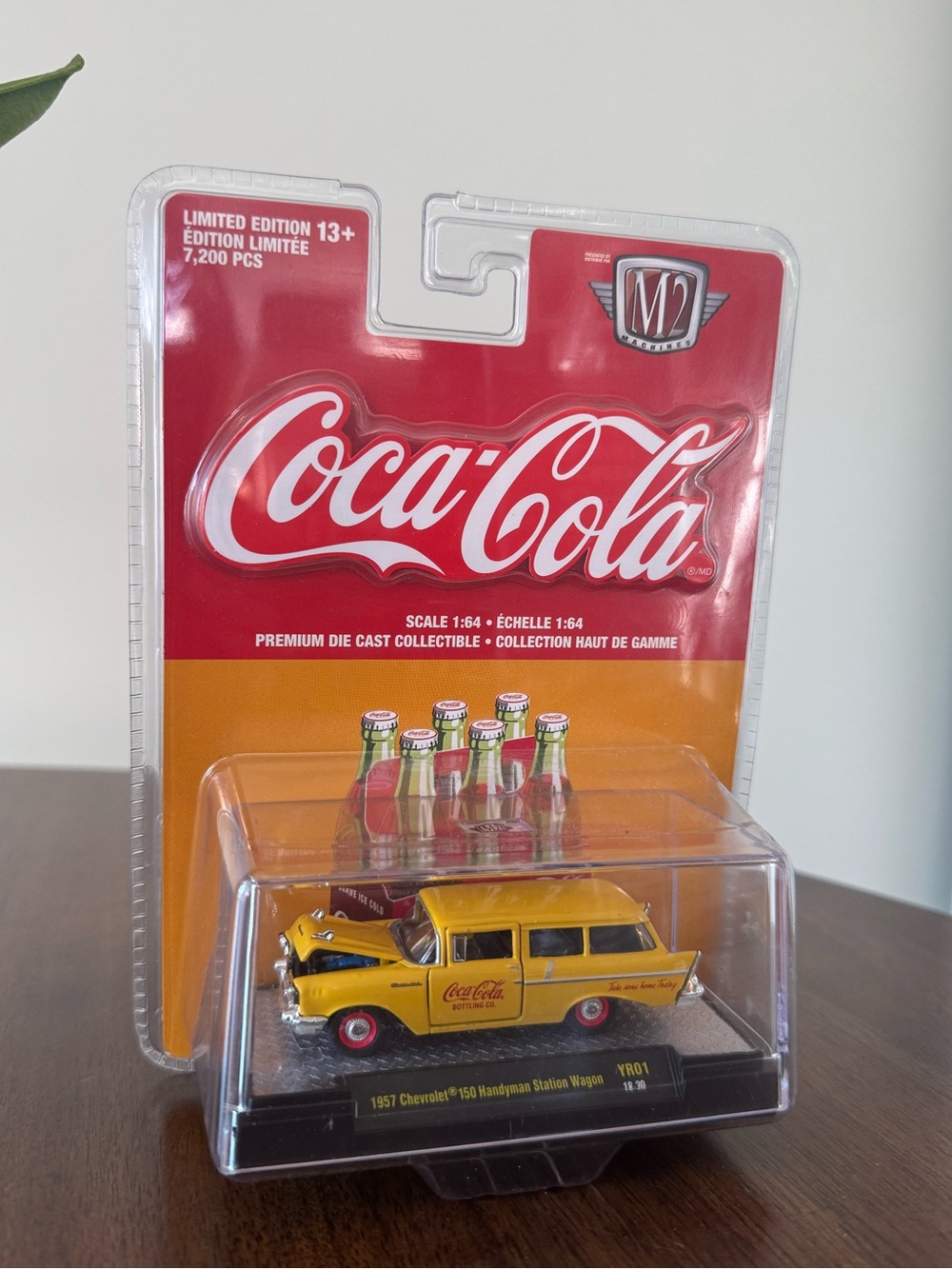 Coca-Cola Yellow 1957 Chevrolet Handyman Station Wagon Diecast